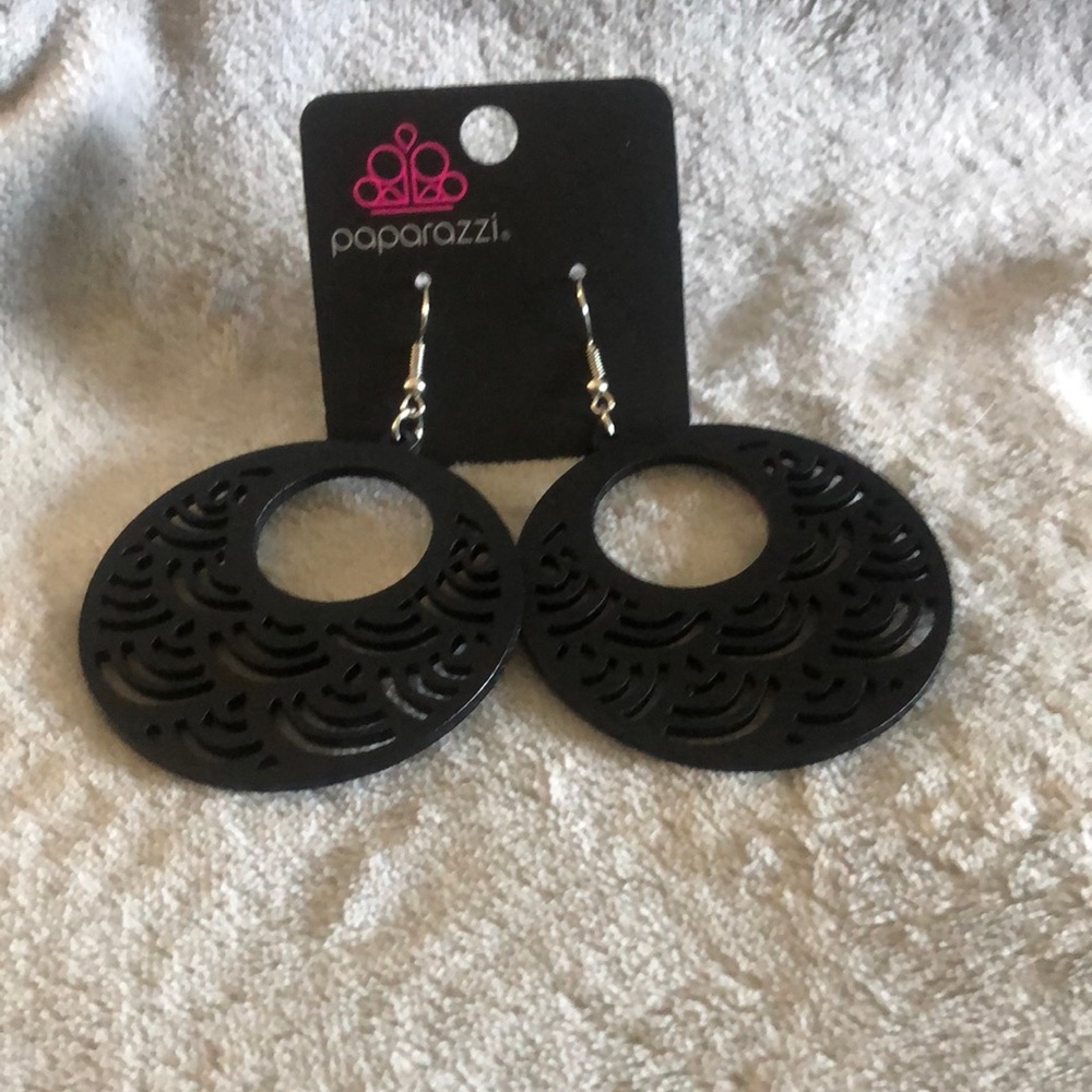 Wood Laser Cut Earrings
